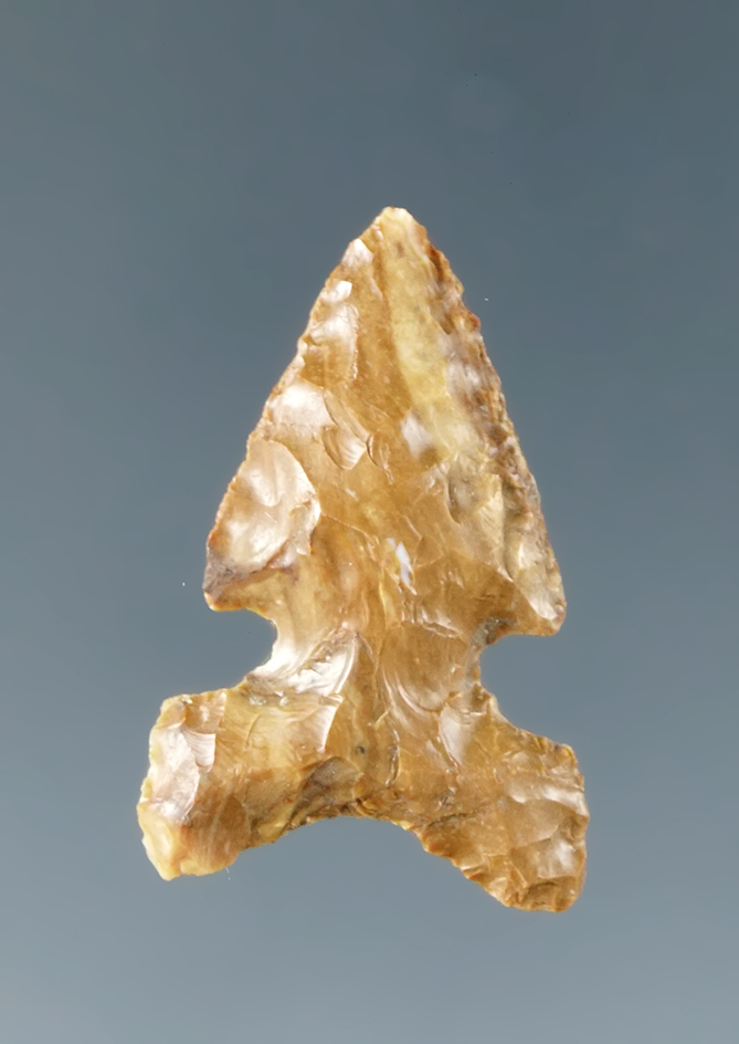 15/16" Sidenotch arrowhead found in Colorado.