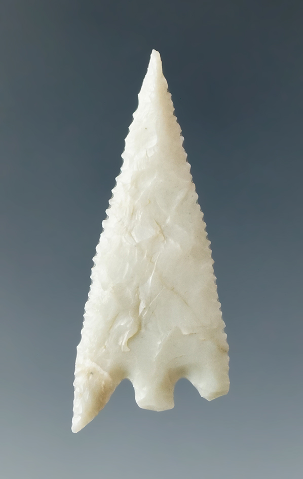 Ex. Museum! 1 11/16" Gunther point made from beautiful Franciscan Chert, found in California.