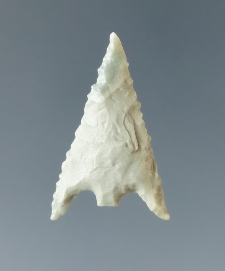 Ex. Museum! 7/8" Gunther point found in northern California. Ex. Shewey collection.