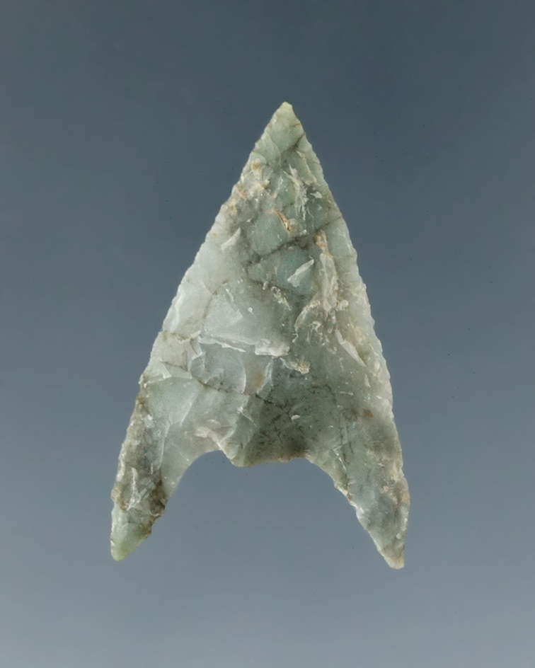 1 1/8" Gunther made from beautiful Franciscan Chert, found in Northern California.