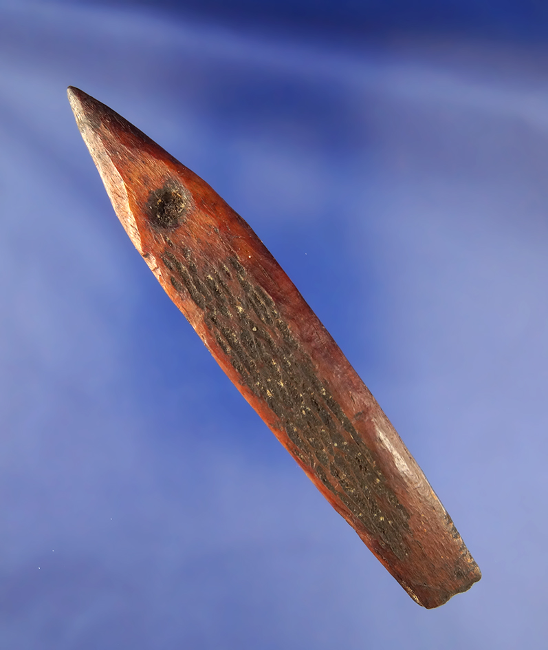 4 3/4" bone tool found it St. John's Island, Alaska.