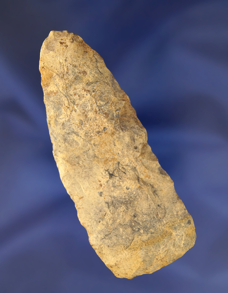 Heavily patinated 3 5/8" Knife found in northern Alabama.