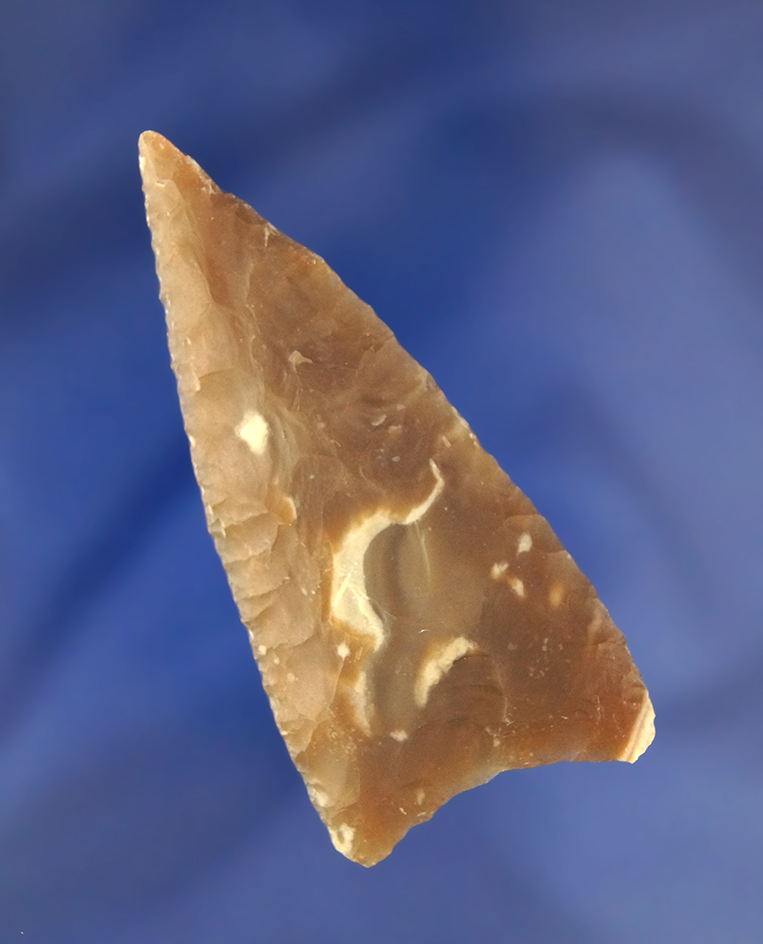 Beautiful material on this 2 11/16" Kinney Knife found in Texas.