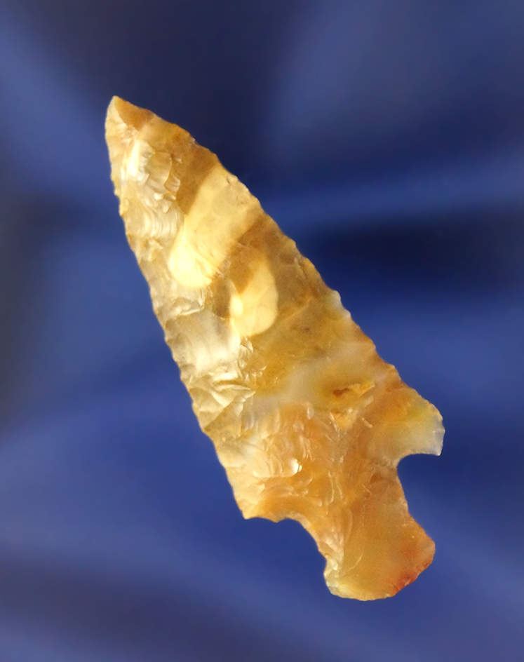 2" Arrowhead made from beautiful multi-colored Agate. Found near the Columbia River.
