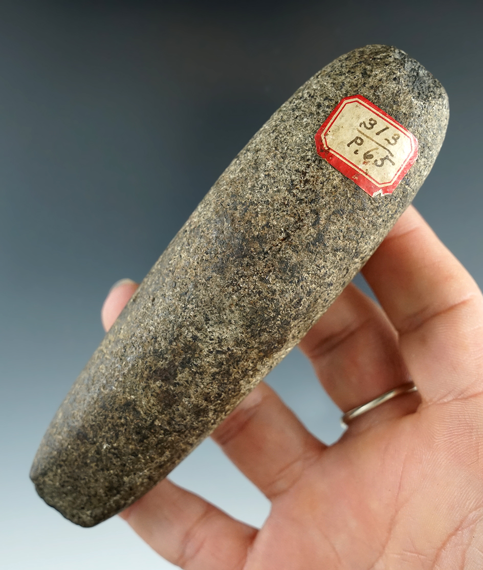 4 9/16" Nicely styled Hardstone Chisel found in Ohio.