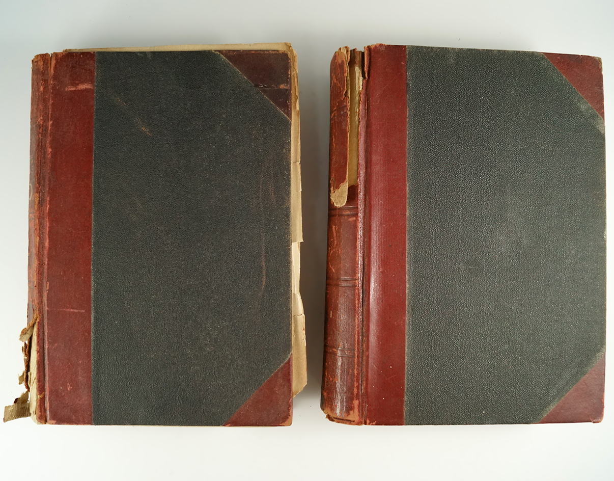 Rare set! Two-volume set titled "Howes Historical Collection of Ohio" volumes one and two. 1896.