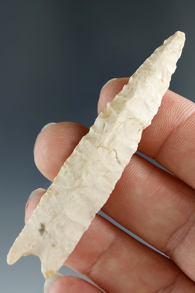 2 11/16" Plainview made from Burlington chert found in Kansas.