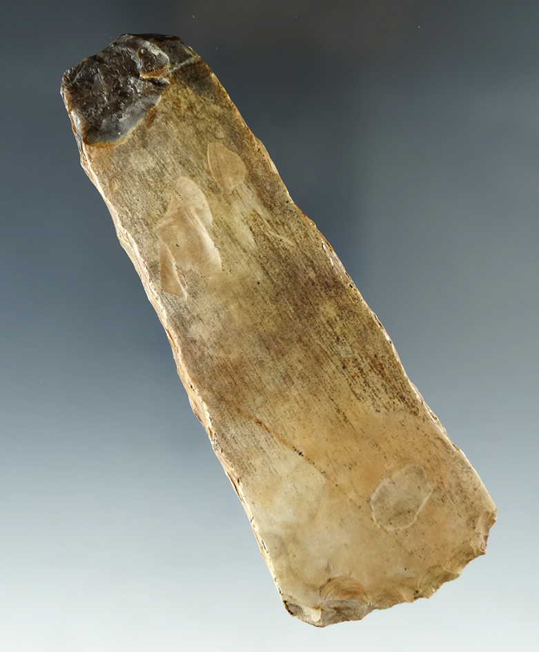4 3/8" Danish Flint chisel found in Denmark.