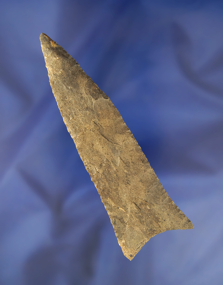 Well styled 4 5/8" Mineral Springs found in Texas with 3/16" restoration to tip.