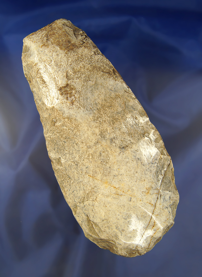 Incredible use polish on this 7 3/4" Flint Hoe found in Indiana.