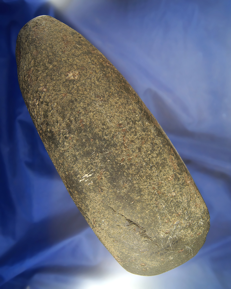 Simply massive! 11 1/4" Celt in very good condition found in Madison County Illinois.