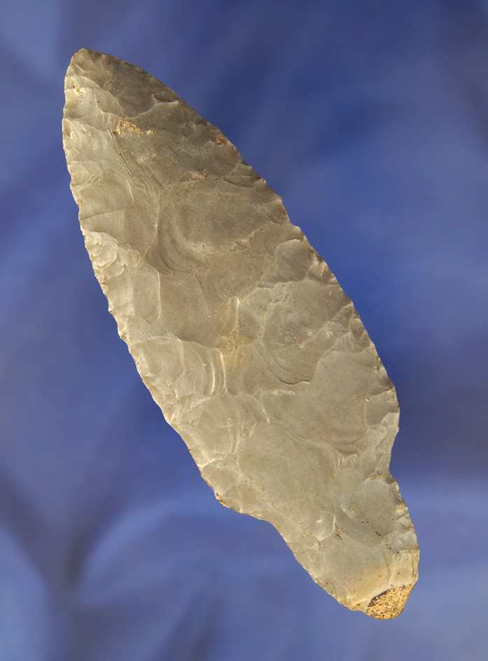 4 1/2" Hornstone Adena found in Posey Co., Indiana.  Jackson COA.