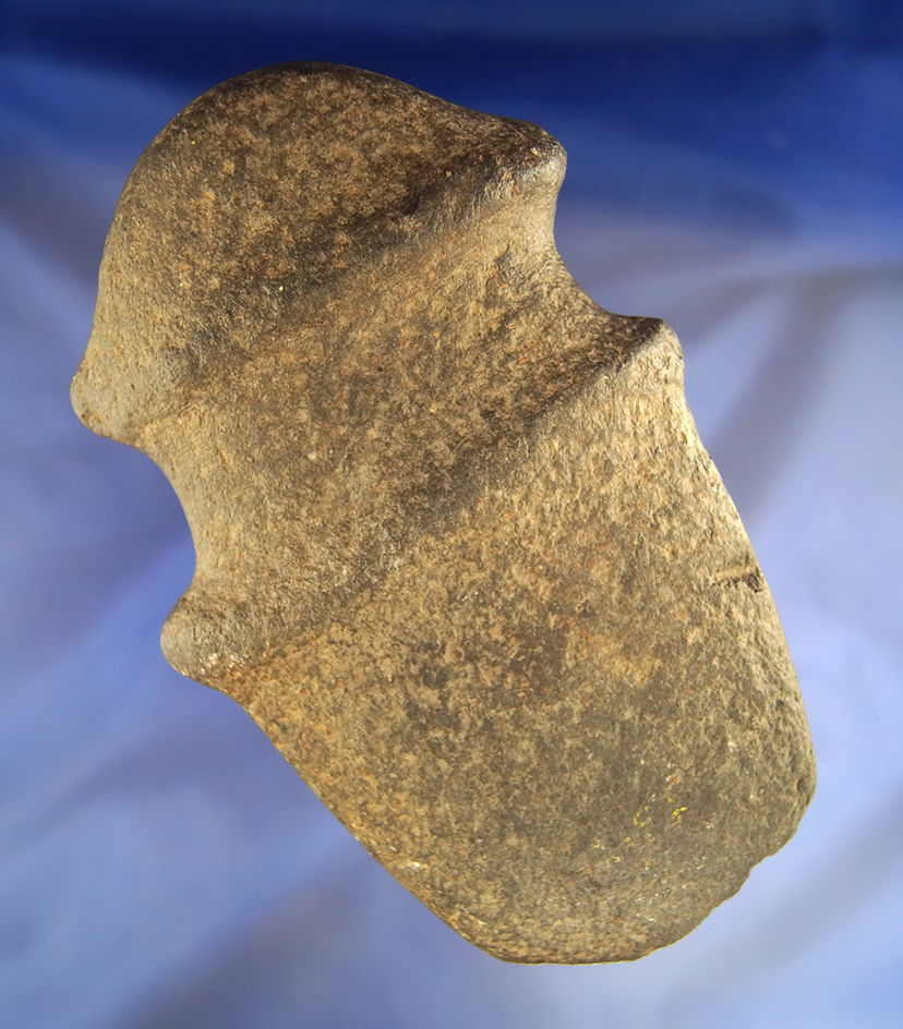 Heavily patinated 7" Michigan Barbed Axe that is thin and fully grooved with nice use polishe