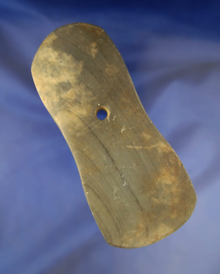 5 1/2" banded slate Pendant found in Ashland County Ohio