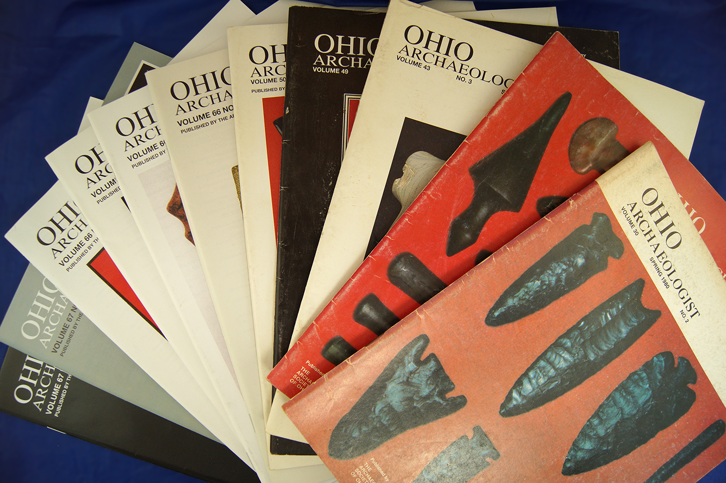 11 assorted Ohio Arch magazines from 1980 to 2017.