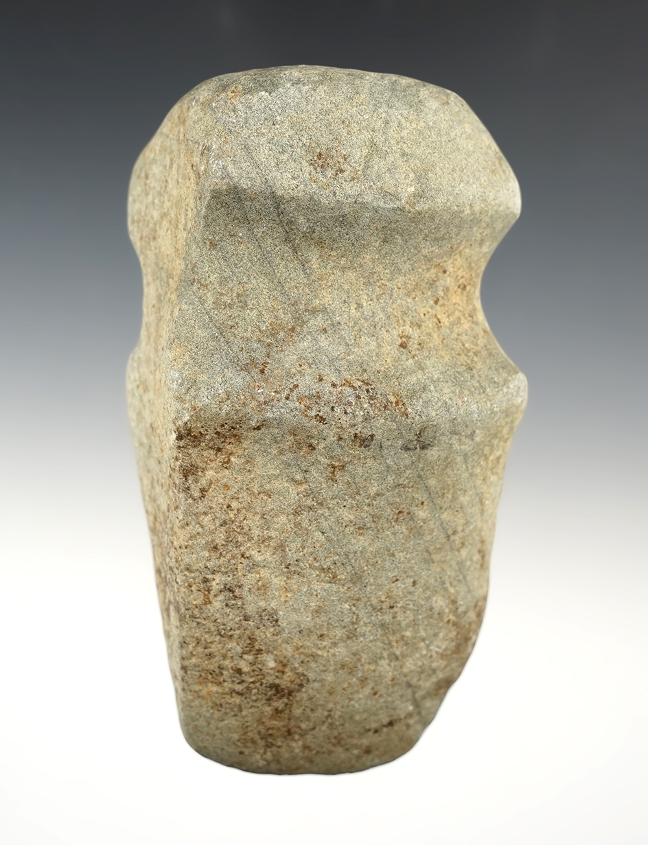 5 3/8" long 3/4 Groove Axe - Chester Township, Clinton Co., Ohio on the Stanley Farm.