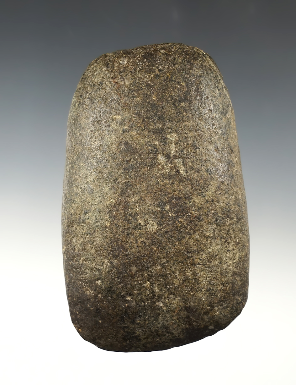 4 3/4" Hardstone Celt - Lexington, Richland Co., Ohio on the Baufman Farm. Ex. Hooks.