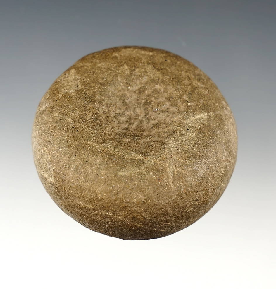 Well patinated 2 1/8" Discoidal found in Jackson Co., Illinois.