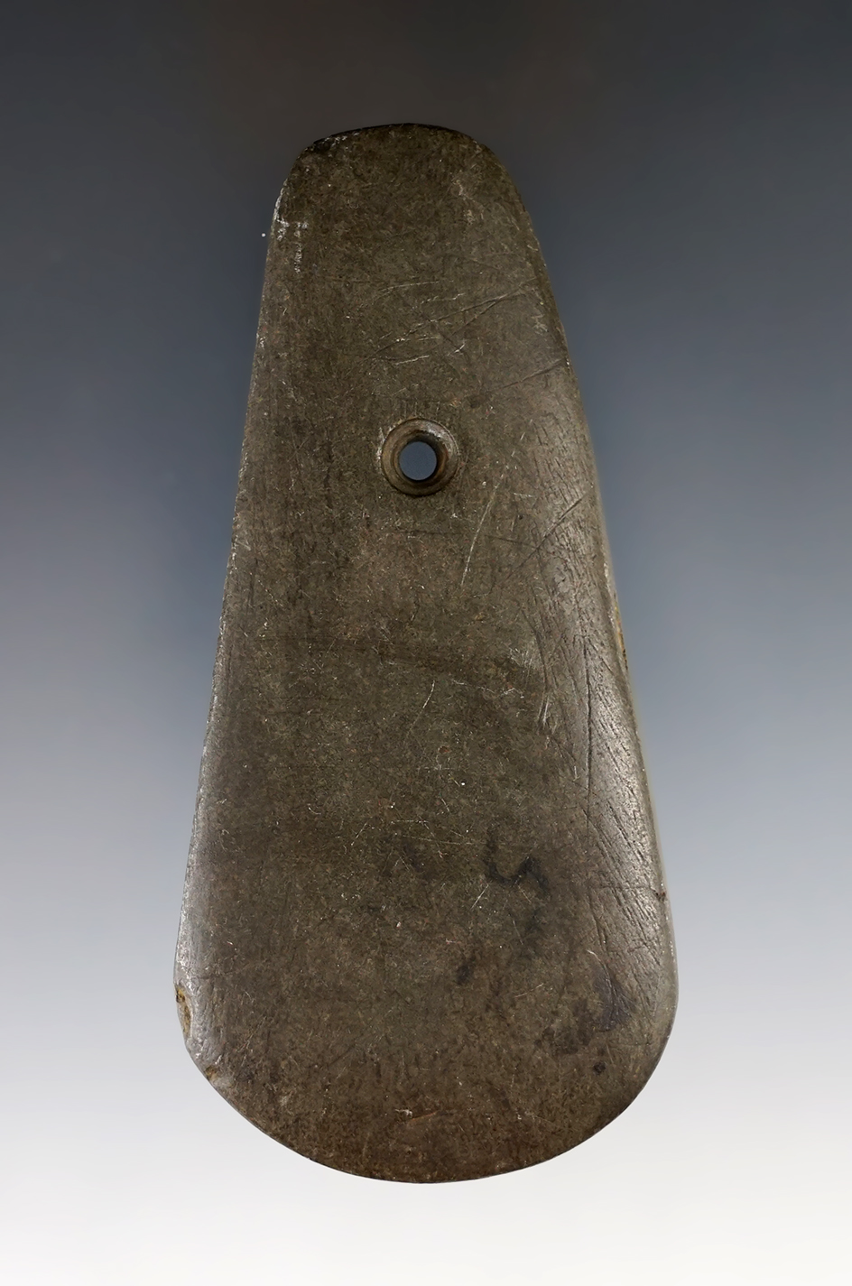 Fine 4 3/8" Ohio Pendant that is heavily patinated.