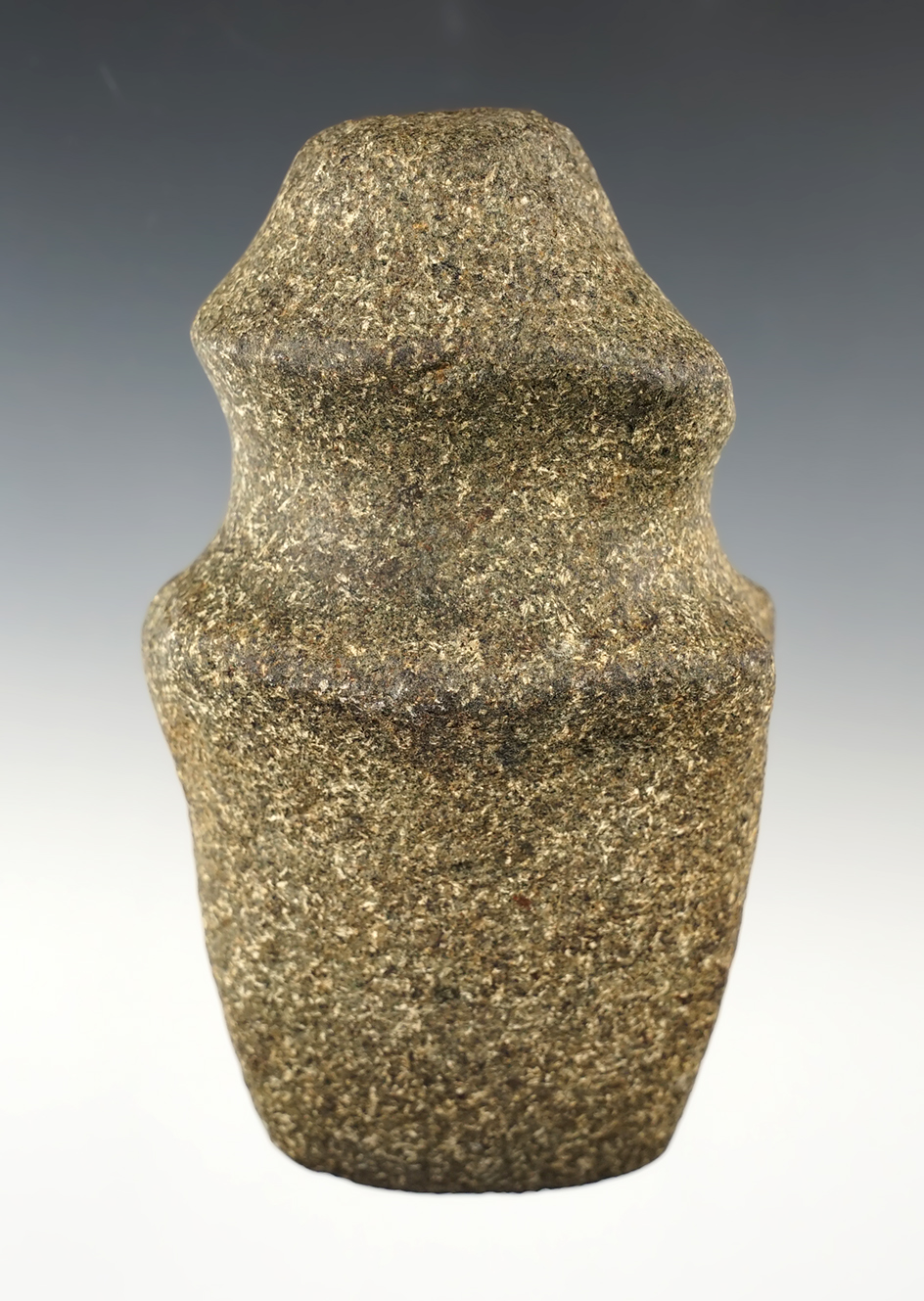 5 3/8" long 3/4 Grooved Axe. Aurora, Indiana. Ex. Larry Swain, Mark Smith collections.