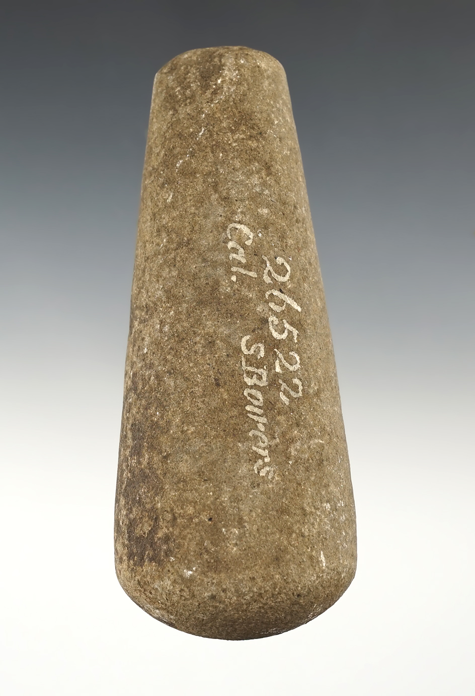 5 1/8" Well styled California Pestle in excellent condition. Ex. S. Boirers collection.