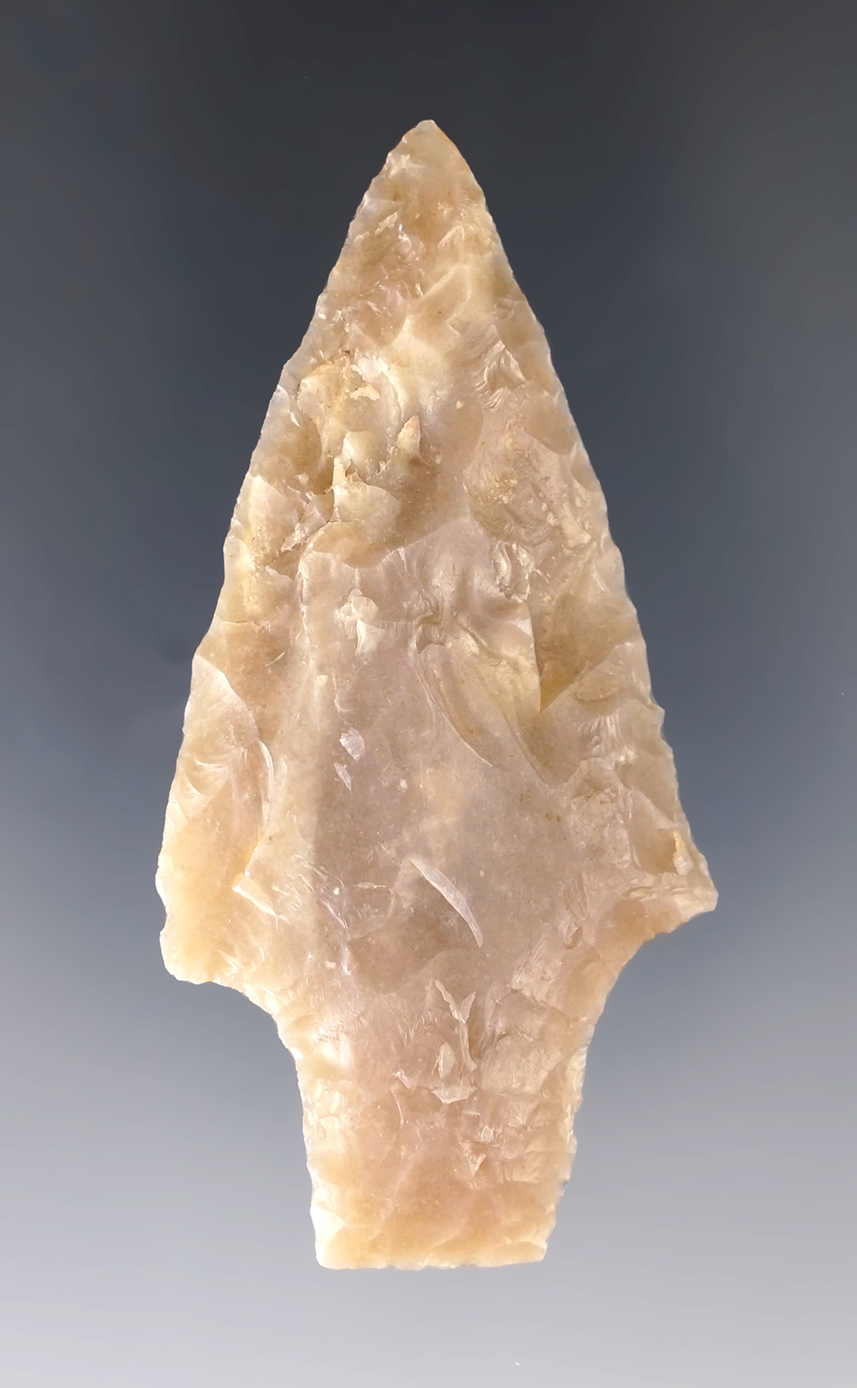2 3/4" Alabama Dickinson made from high-grade flint. Comes with a Davis COA