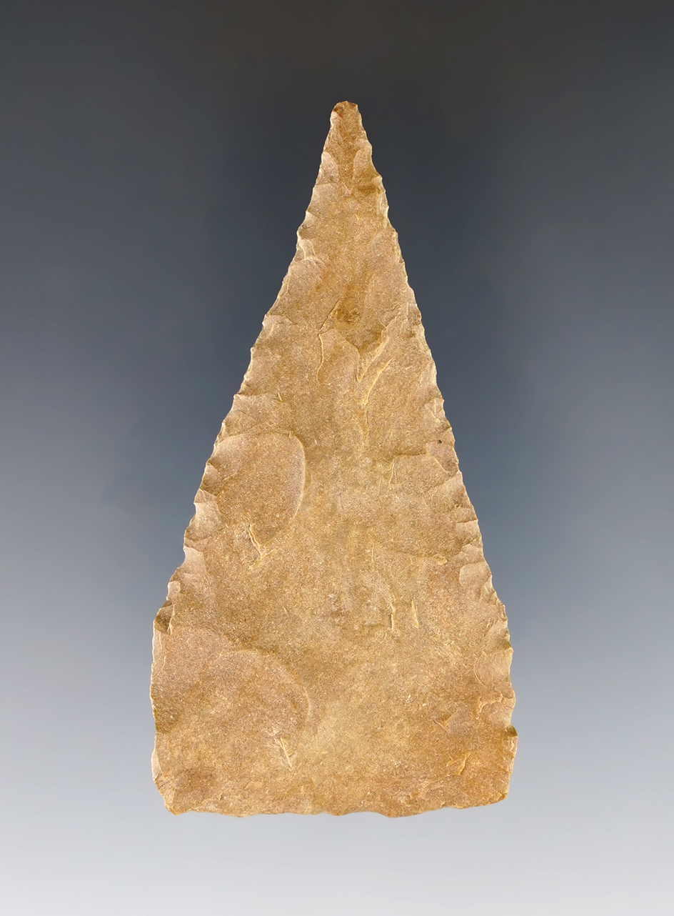 Nicely flaked 3 1/8" West Tennessee Knife in great condition.