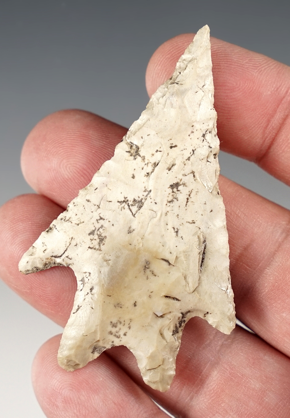 2 5/8" well patinated and nicely styled Texas Pedernales. 