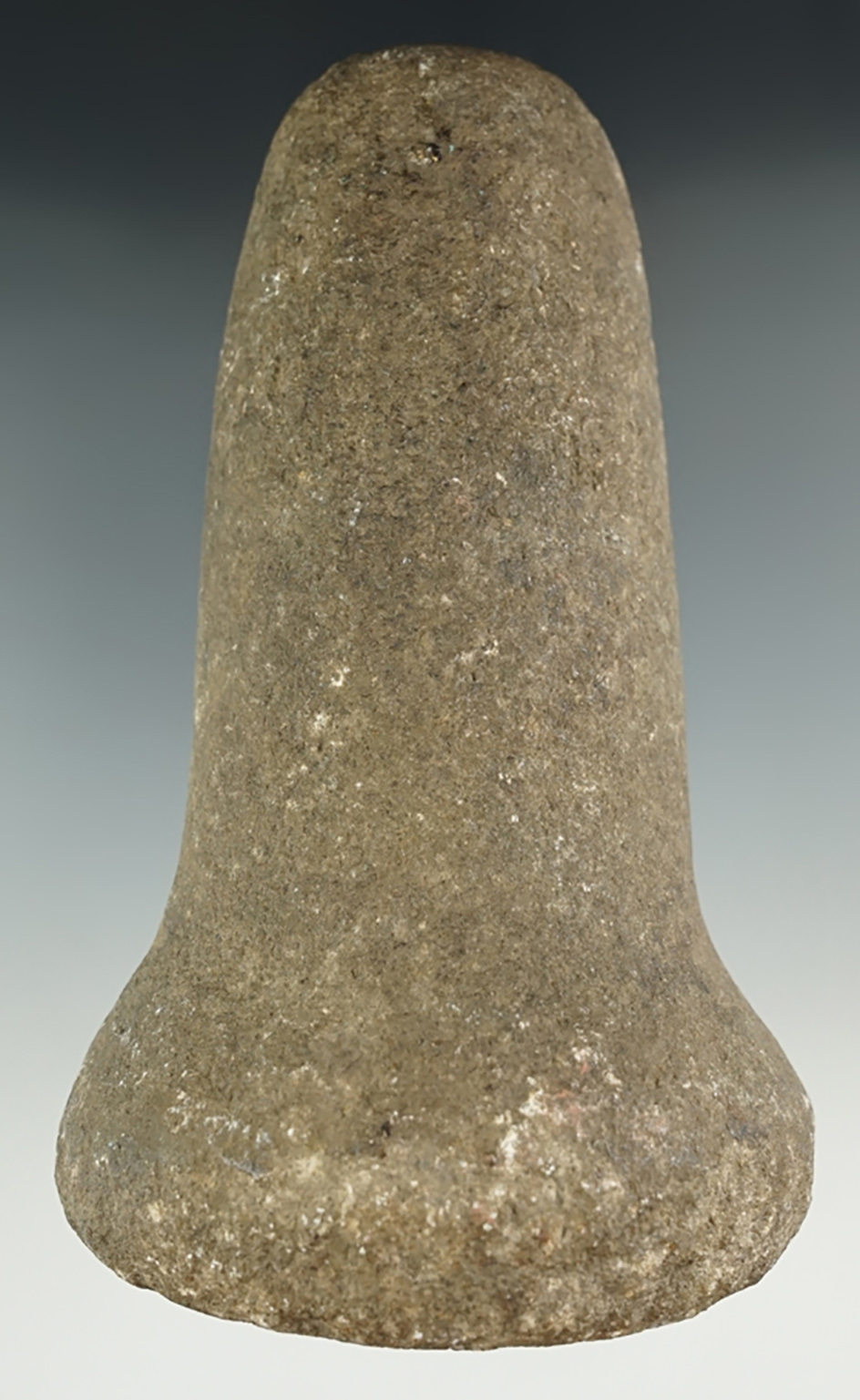 5 7/8" Hardstone Bell Pestle found in Ohio.