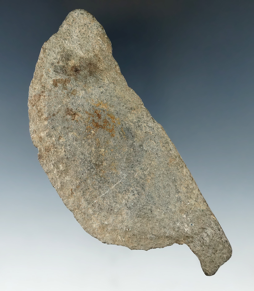 1843 personal find!  4 7/16" ground slate Knife found in Apponaug, Rhode Island. 1843