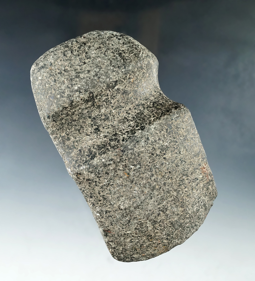 4 1/2" long 3/4 grooved granite Axe found in Illinois.