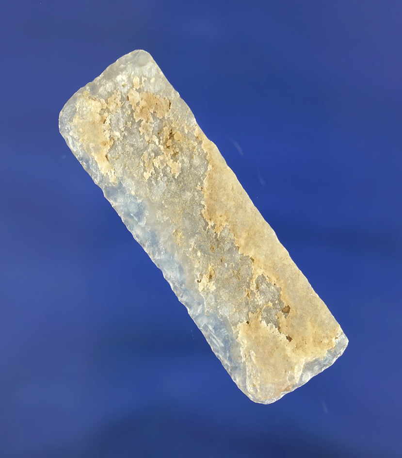 2 1/8"" "Badlands" Knife made from beautifully translucent sheet chalcedony found in South Dakota.