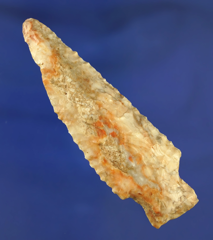 3 3/16" Stemmed Knife made from attractive material found in Tennessee.