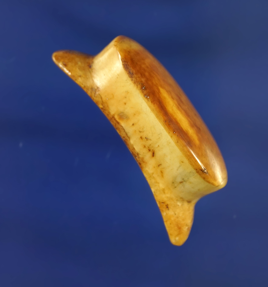 1 11/16" nicely polished bone Eskimo artifact.