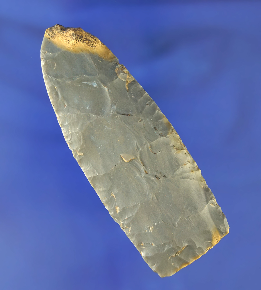 3 9/16" Hornstone Lanceolate Knife found in Montgomery Co., Tennessee.