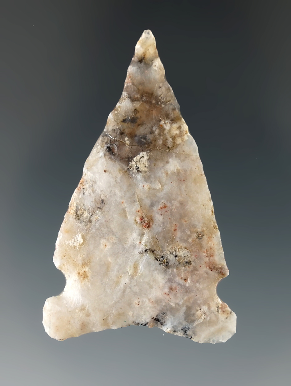 2" Texcoco made from attractive agate found in Mexico. Broken and glued near the tip.