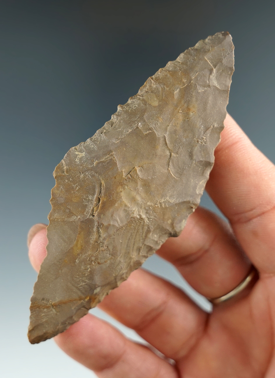 3 5/8" Harahey Knife found in Kansas.