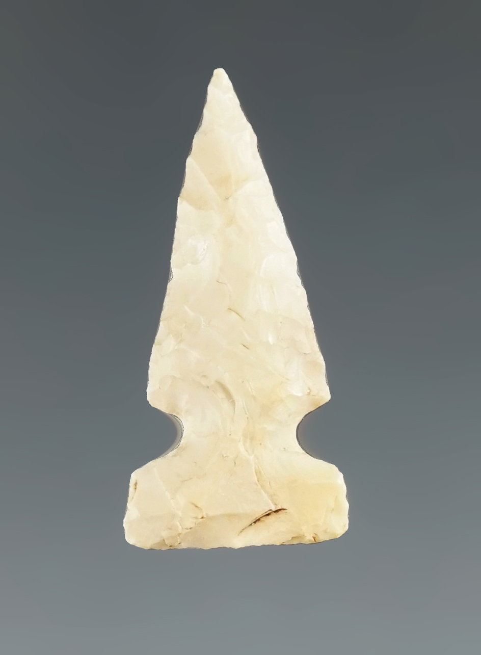 1 1/16" Reed arrow point found in Oklahoma.