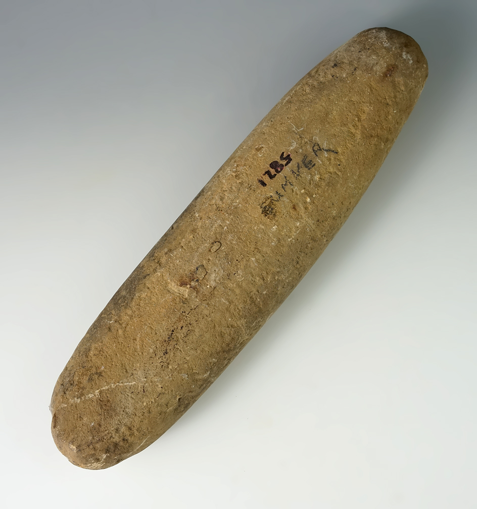 10" roller pestle found in New York.