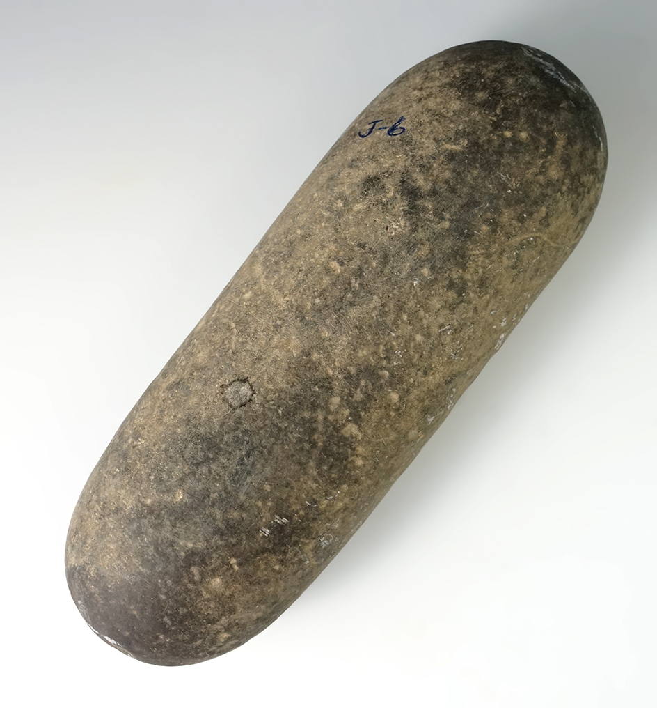 7 1/8" roller pestle found in Allegheny Co., New York.