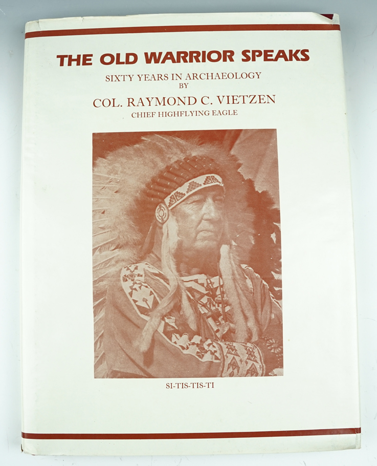 Hardcover book with dust jacket in excellent condition "The Old Warrior Speaks", by Vietzen.
