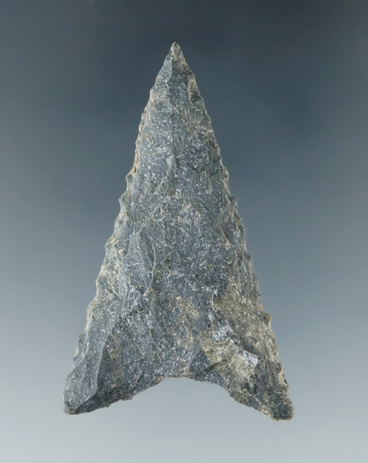 2 1/16" Triangle point found in Virginia.