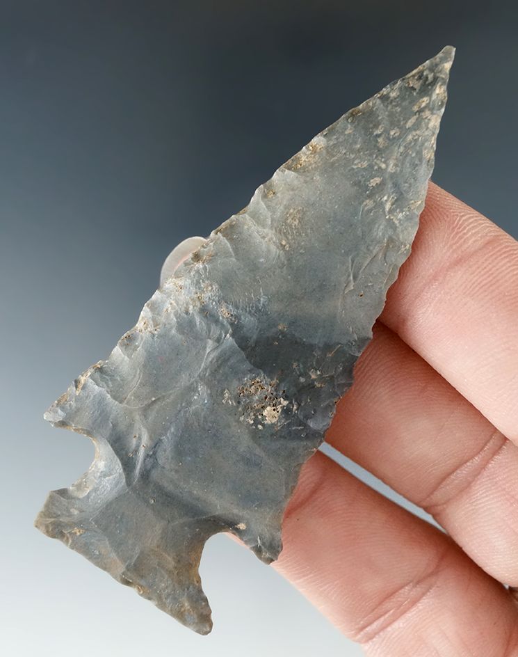 2 13/16" Motley point that is nicely styled found in Tennessee.