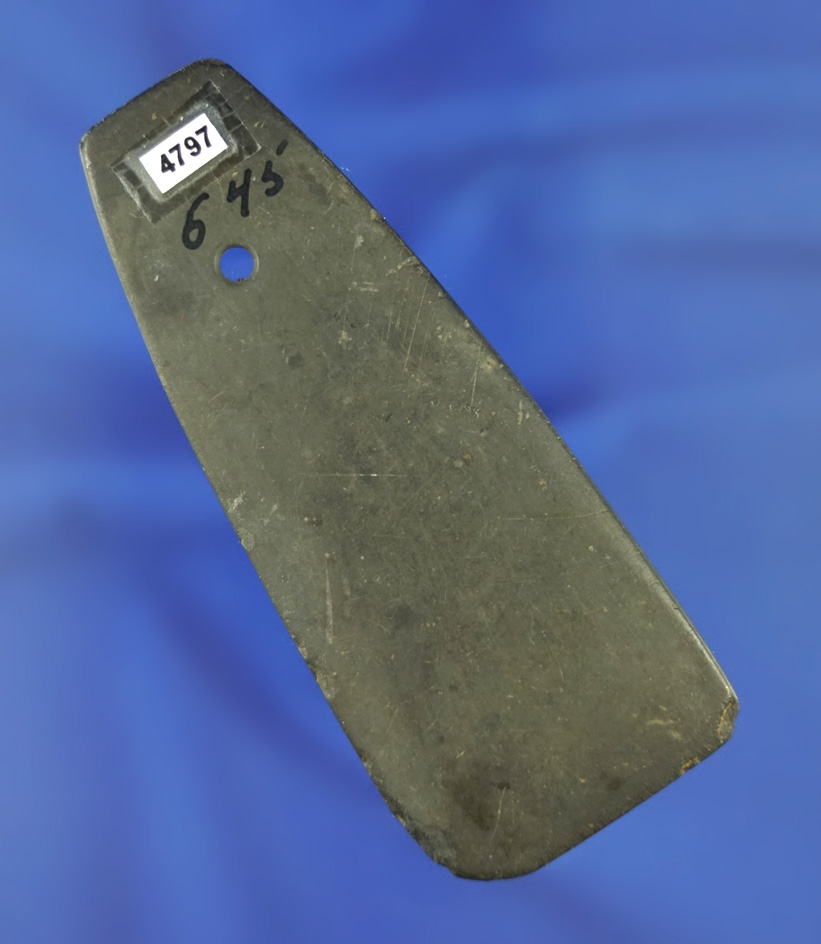 Rare! Miniature 3 1/4"  Trapeziodal Pendant found in Adams Co.,  Ohio. Ex. Shively, McNeil.