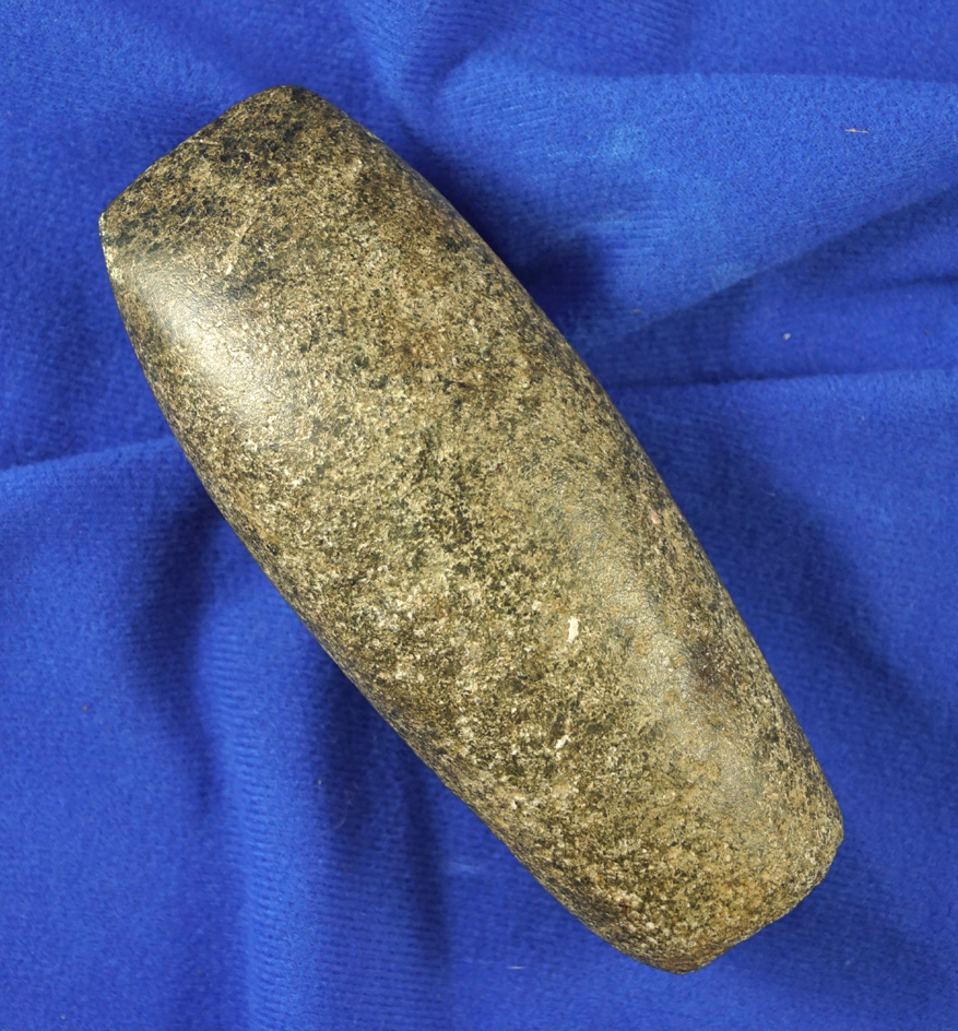 Well shape and nicely made 5 1/4" Hardstone Celt found in Knox Co.,  Ohio by Don Springer.