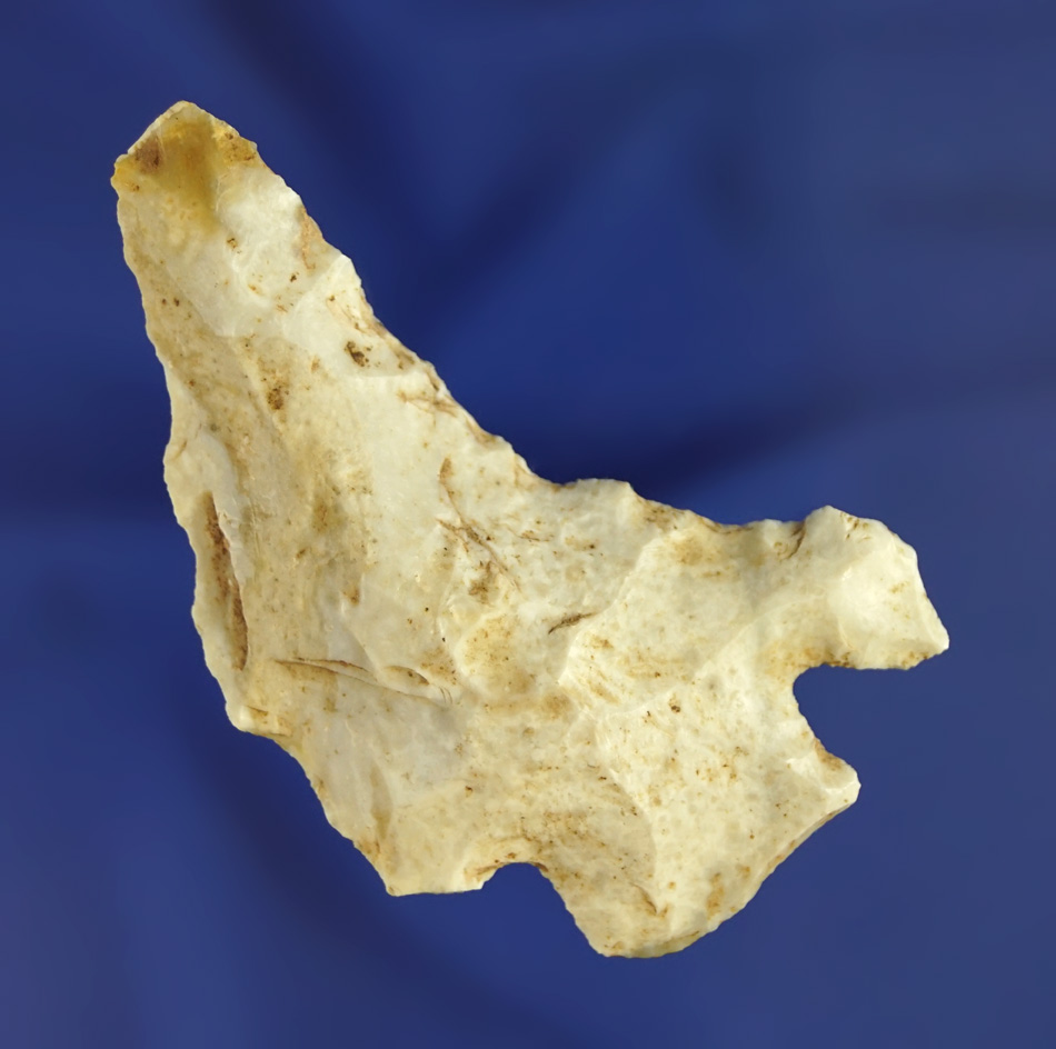 2 1/2" classic style Hafted Shaft Scraper found in Ohio. Ex. Vietzen collection.