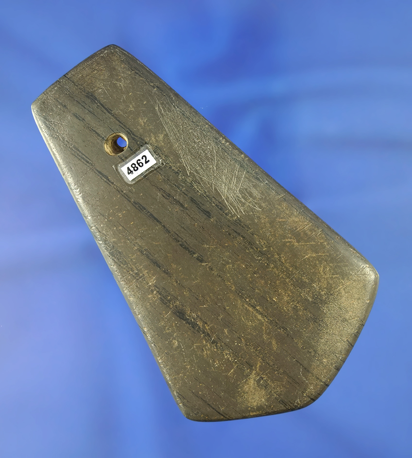 Nice! Beautifully polished 3 13/16" Pentagonal Pendant - Knox Co.,  Ohio - excellent condition.