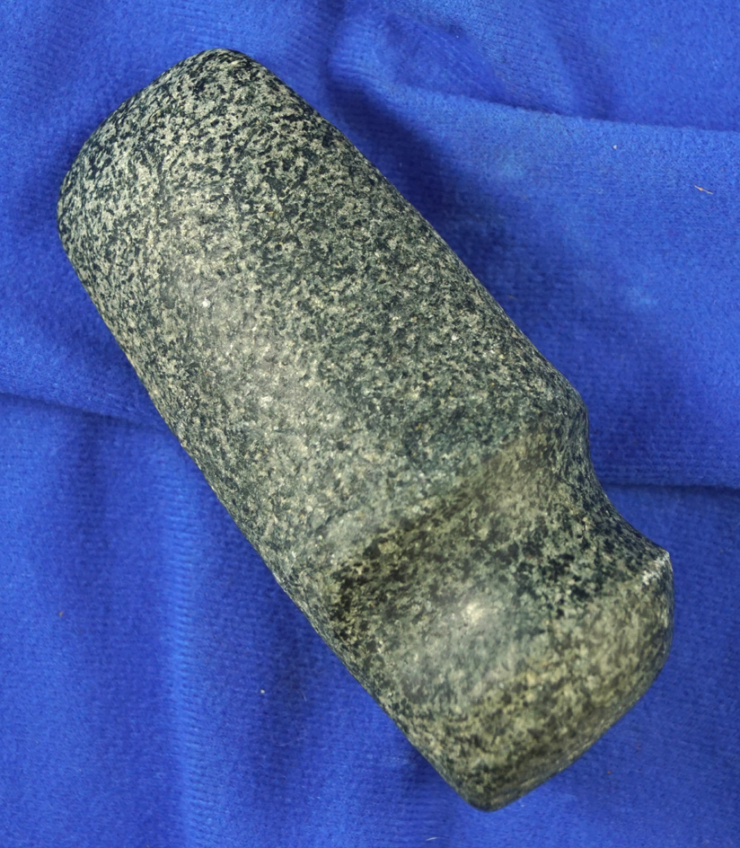 Exceptional 5 1/4" 3/4 Groove Poll Axe with great color.  Made from Speckled Granite.  Ohio.