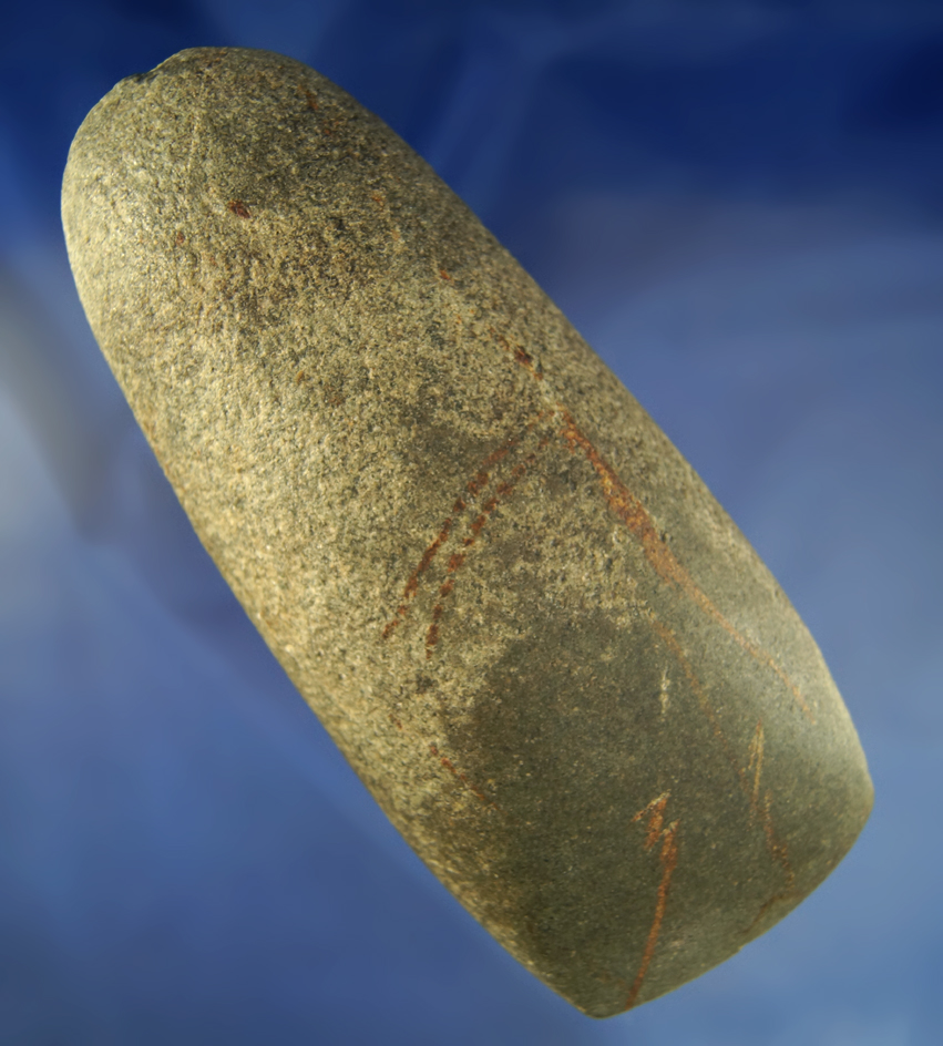 7" long Celt found in Henry Co.,  Ohio with a highly polished bit.