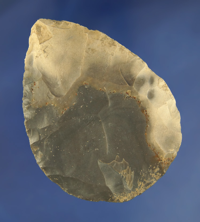 3 1/4" Hornstone Cache  Blade found at the Crib Mound, Spencer Co., Indiana. Art Gerber.